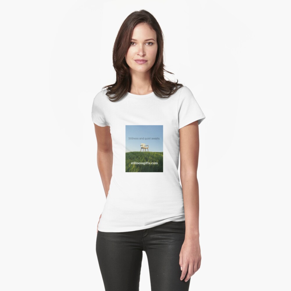 Item preview, Fitted T-Shirt designed and sold by stillnessgifts.