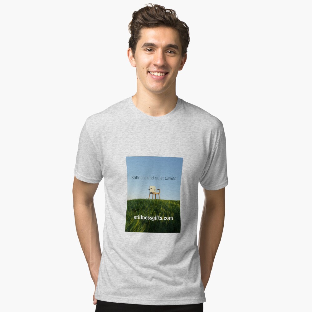 Item preview, Tri-blend T-Shirt designed and sold by stillnessgifts.