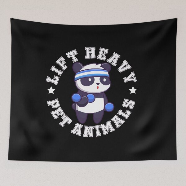 Item preview, Lift Heavy Pet Animals Funny Kawaii Fitness designed and sold by TheWildFlix.