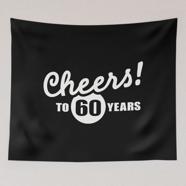 Item preview, Cheers to 60 years birthday designed and sold by murkybustle9.
