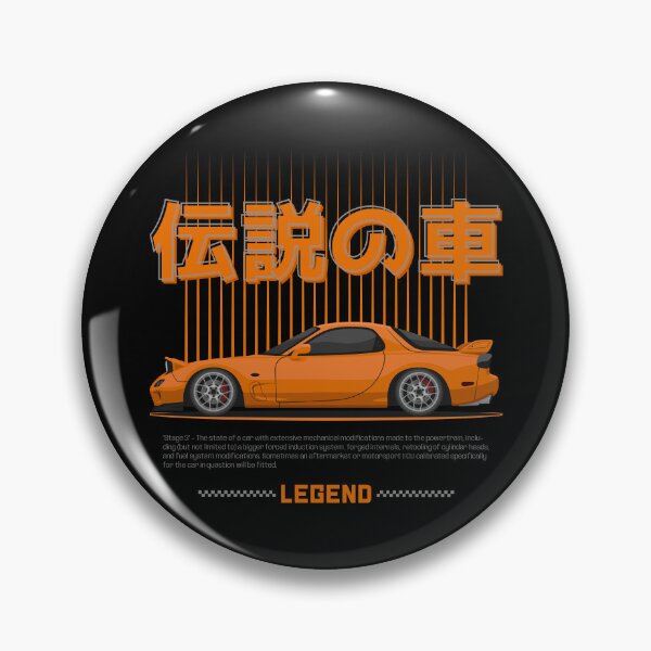Item preview, Midnight Racer Orange RX 7 FD 3S JDM designed and sold by goldentuners.
