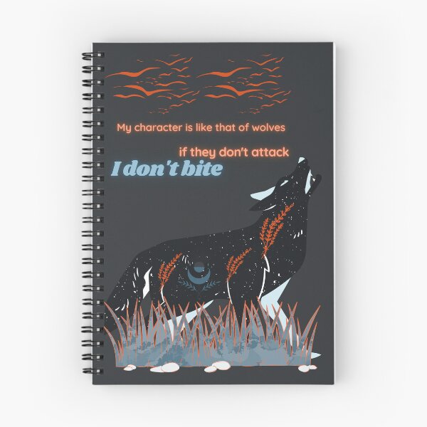 Item preview, zidika wolf quotes designed and sold by Creative Show.