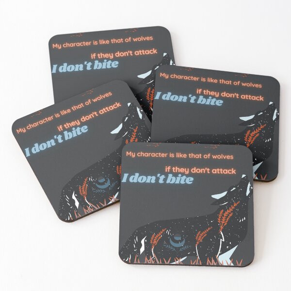 Item preview, zidika wolf quotes designed and sold by Creative Show.