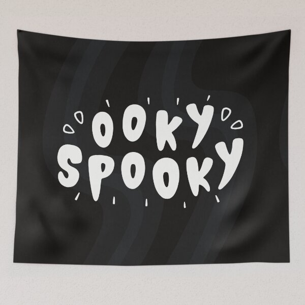Item preview, Ooky Spooky Halloween Quote Typography designed and sold by planetRM.