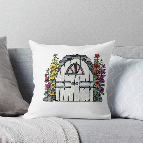 Item preview, Floral Fairy Door designed and sold by MtnAshFiberArts.