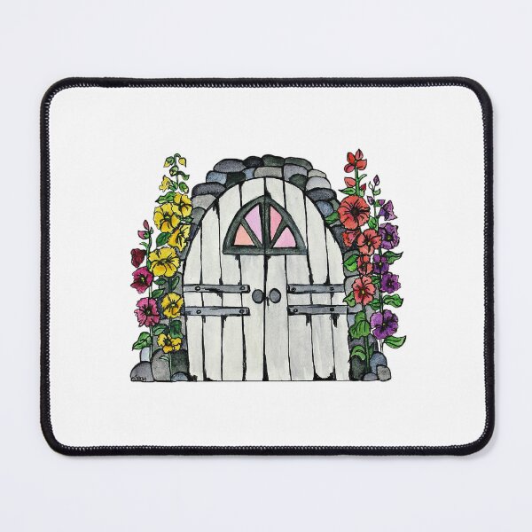 Item preview, Floral Fairy Door designed and sold by MtnAshFiberArts.