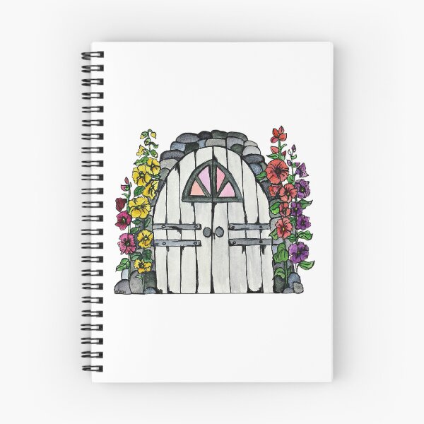 Item preview, Floral Fairy Door designed and sold by MtnAshFiberArts.