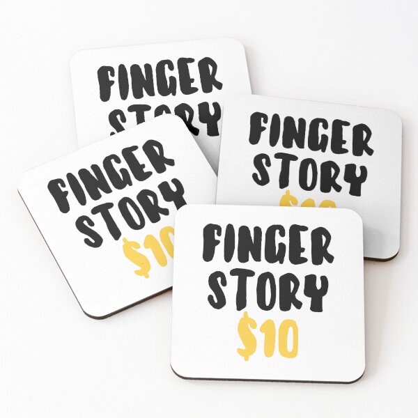 Item preview, Finger Story $10 - Funny Finger Amputation designed and sold by T-shirt For You.