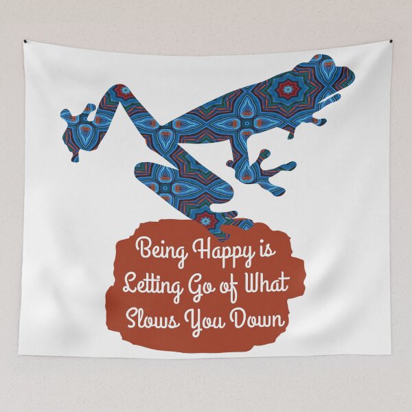 Item preview, Being Happy is Letting Go of What Slows You Down designed and sold by Lezbo1986.