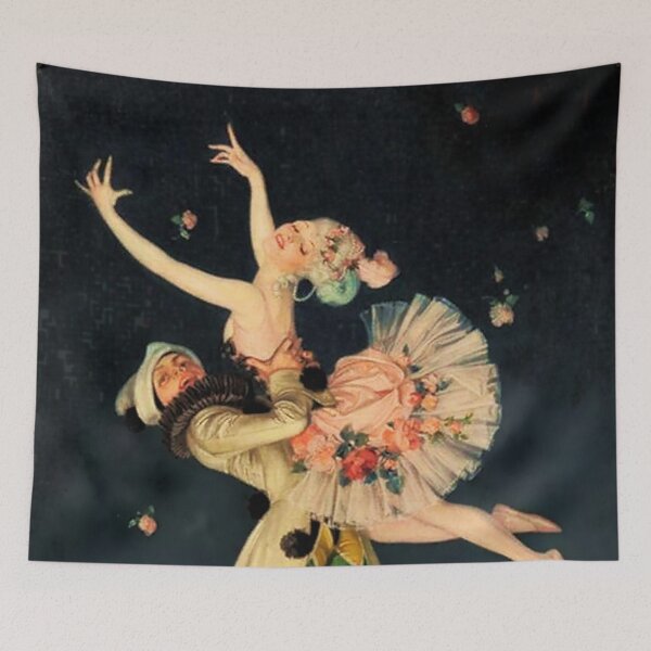 Item preview, “Harlequin and Columbine” by FX Leyendecker designed and sold by PatricianneK.