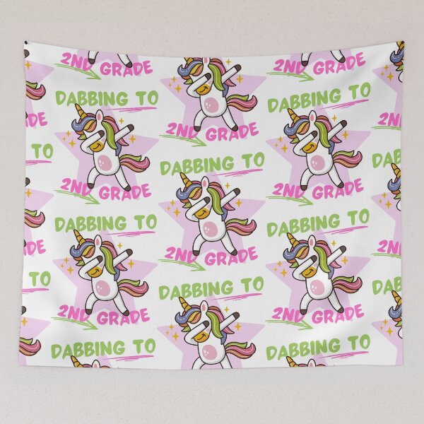 Item preview,  Dabbing to 2nd grade, cute unicorn star designed and sold by reka88.