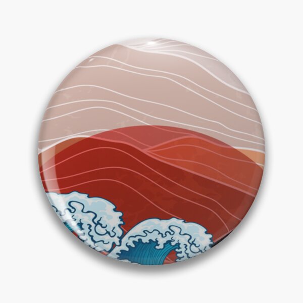 Item preview, Overnight Waves -Japanese waves and mountains- Obey Yourself Now   designed and sold by Josephine-Shop.