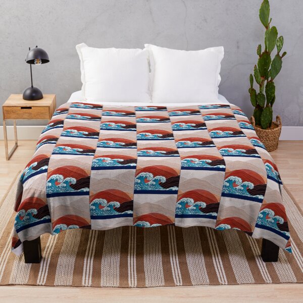 Item preview, Overnight Waves -Japanese waves and mountains- Obey Yourself Now designed and sold by Josephine-Shop.