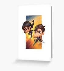 Sunset Stroll Greeting Card