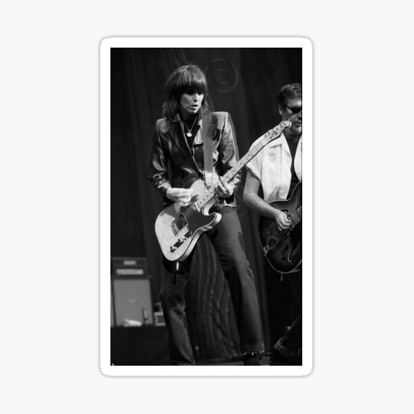 Item preview, Chrissie Hynde - BW Photograph designed and sold by ConcertImages.