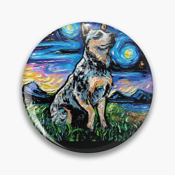 Item preview, Blue Heeler Starry Night designed and sold by Susan Netto.