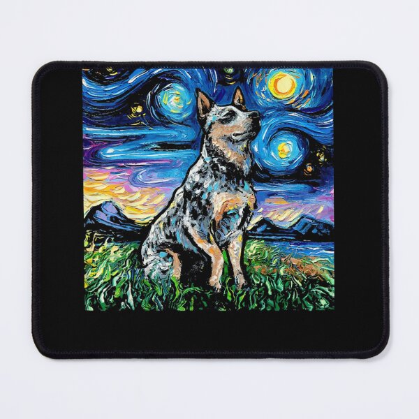 Item preview, Blue Heeler Starry Night designed and sold by Susan Netto.