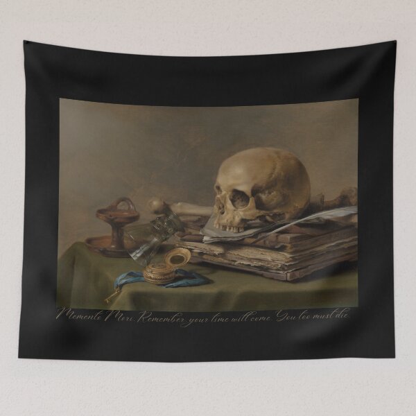 Item preview, Vanitas Still Life Painting (Memento Mori) designed and sold by Anaksarxos.