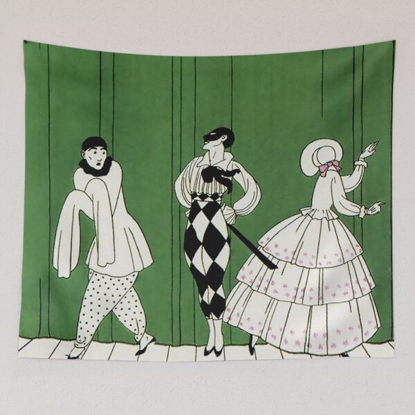 Item preview, “The Dance of Nijinski” Ballet Design by George Barbier designed and sold by PatricianneK.