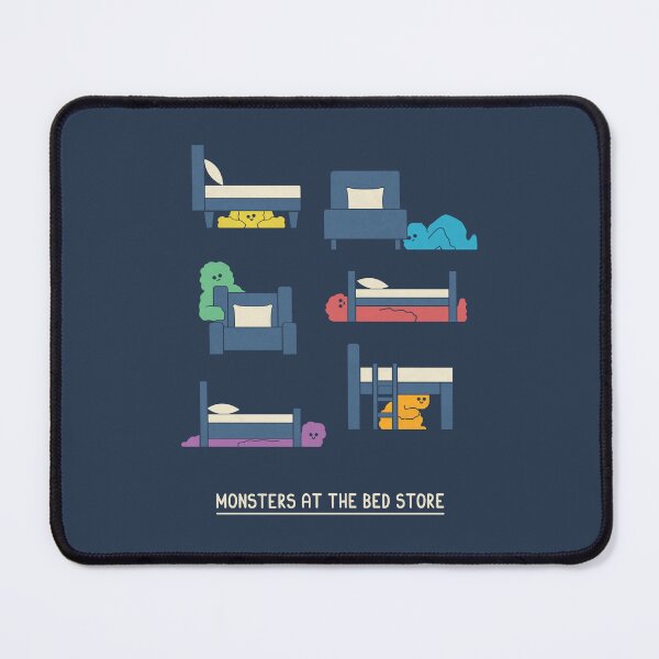 Item preview, Monsters At The Bed Store designed and sold by HandsOffMyDinosaur.