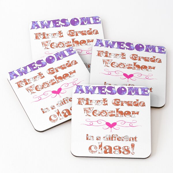 Item preview, AWESOME First Grade Teacher ? in a different class! designed and sold by captainpeter.