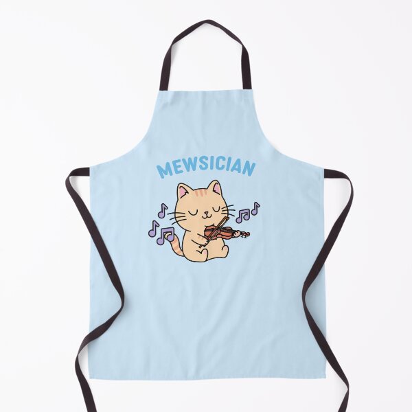 Item preview, The Mewsician | Cat Playing the Violin designed and sold by Cute N' Nerdy Shop.