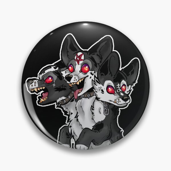 Item preview, Cute Evil Demon Cerberus Corgi  designed and sold by KimbiCritters.