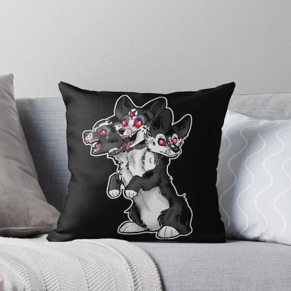 Item preview, Cute Evil Demon Cerberus Corgi designed and sold by KimbiCritters.