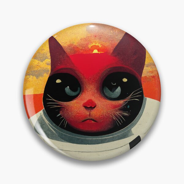 Item preview, Red Space Cat designed and sold by Shr00mDesign.