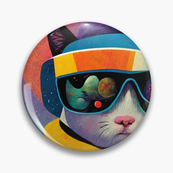 Item preview, Funky Space Cat #2 designed and sold by Shr00mDesign.