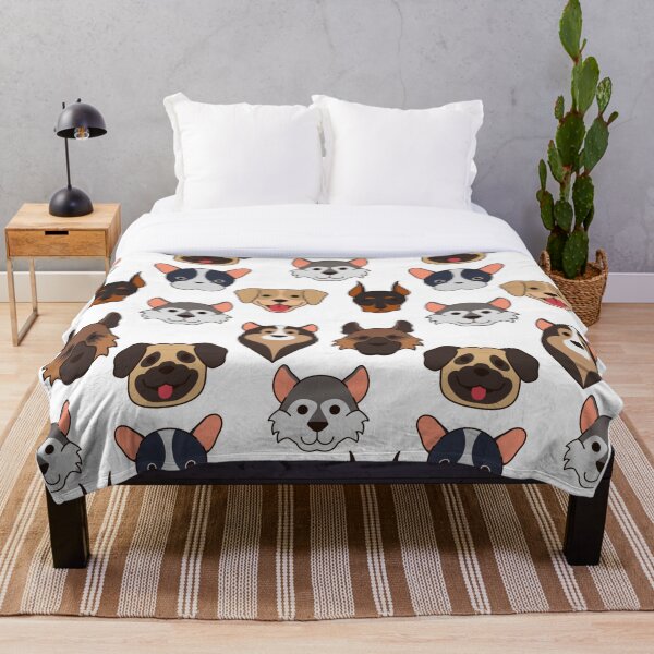 Item preview, Cute dog faces pattern designed and sold by HuGoDesignZ.