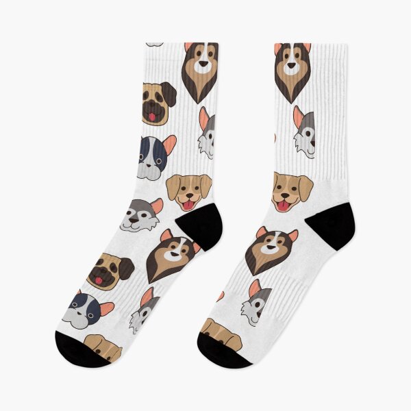 Artikelvorschau, Netter Hund stellt Muster gegenüber entworfen und verkauft von HuGoDesignZ.