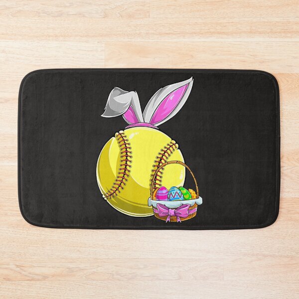 Item preview, Softball Player Easter Bunny Ears Easter Eggs Hunting Basket designed and sold by fawsonpnhamme.