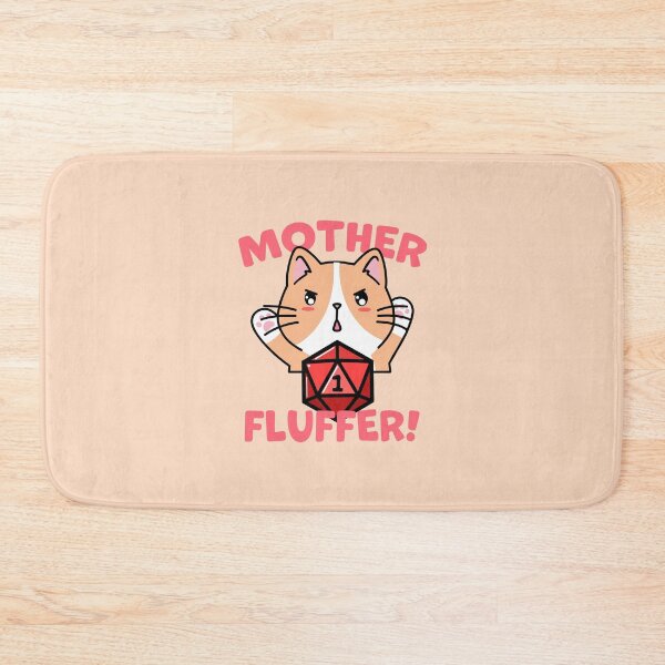 Item preview, Mother Fluffer DnD Dice Cat Dungeon Meowster designed and sold by Cute N' Nerdy Shop.