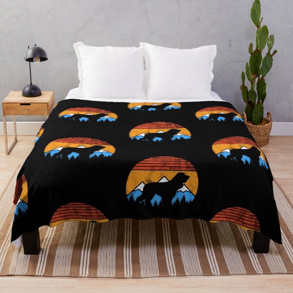 Item preview, Distressed Vintage Sunset Mountains Happy Cocker Spaniel Gift designed and sold by Guarddogdrive.