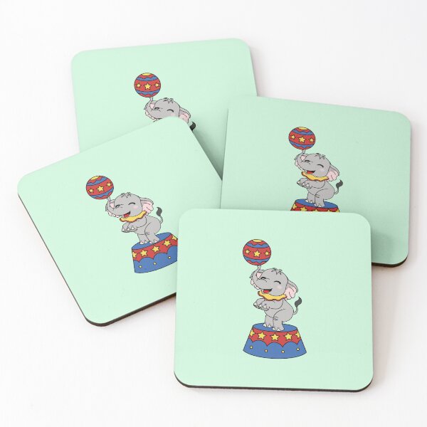 Item preview, Cute Circus Elephant | Smiling Funny Elephant designed and sold by Pisutachio.