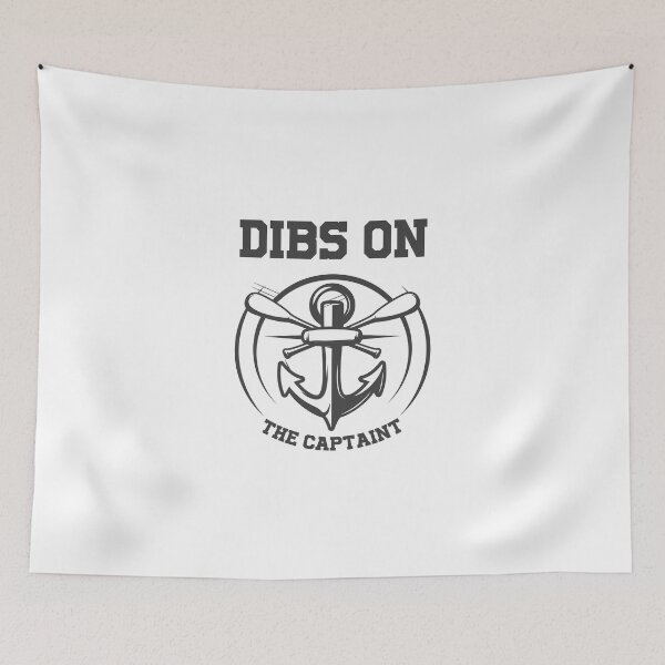 Item preview, Dibs on the captain | Gift idea For Boat captain | sea captain designed and sold by Yobeli.