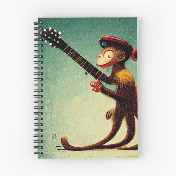 Artikelvorschau, Dr. Seuss inspirierte Affen, eine Gitarre zu spielen entworfen und verkauft von ThePurpleMelon.