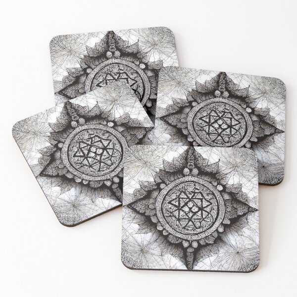 Item preview, Mandala Metatron black and white designed and sold by Prilidiarts.