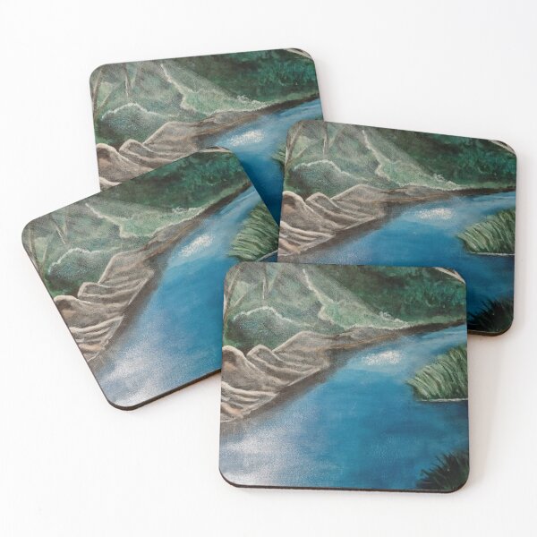 Item preview, Filtered light of wooded stream  designed and sold by TheShakyArtist.
