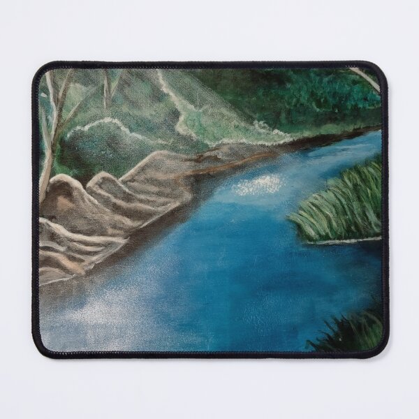 Item preview, Filtered light of wooded stream  designed and sold by TheShakyArtist.