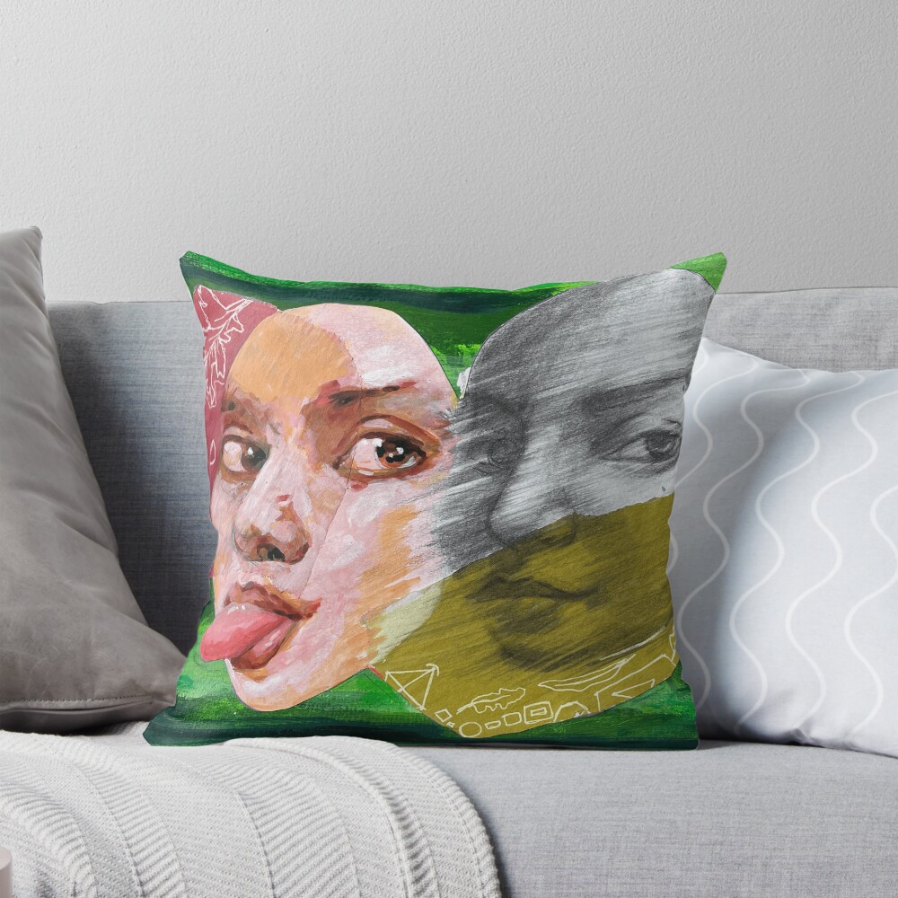 Item preview, Throw Pillow designed and sold by Ranee-Bajaj.