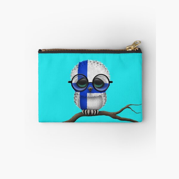 Item preview, Nerdy Finnish Baby Owl on a Branch designed and sold by JeffBartels.