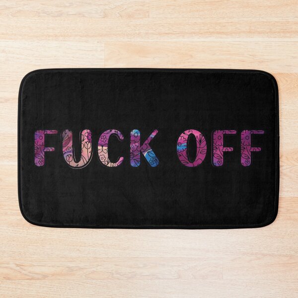 Item preview, Fuck off f-bomb cursing bad words funny motivational adorable swearing fuck off kawaii aesthetics pastel colors designed and sold by Novel-ty.