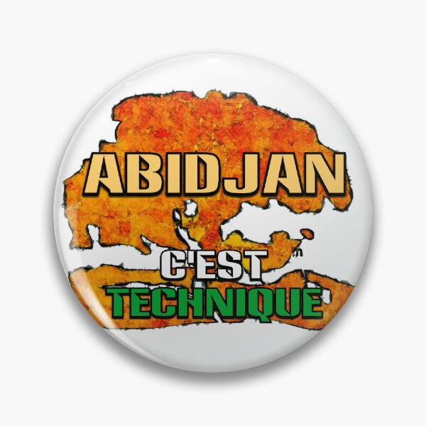 Item preview, Abidjan Côte d'Ivoire Ivory Coast Flag - C'est Technique Nouchi Street Slang Quote designed and sold by Tony Cisse.
