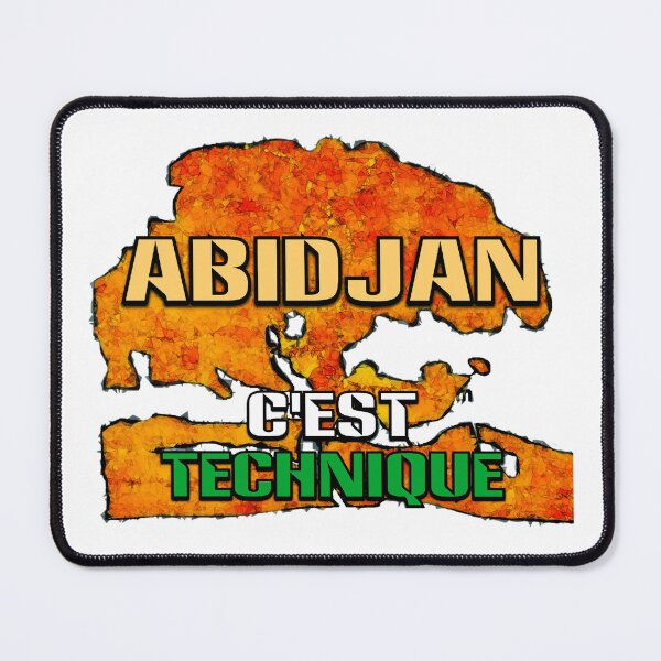 Item preview, Abidjan Côte d'Ivoire Ivory Coast Flag - C'est Technique Nouchi Street Slang Quote designed and sold by Tony Cisse.