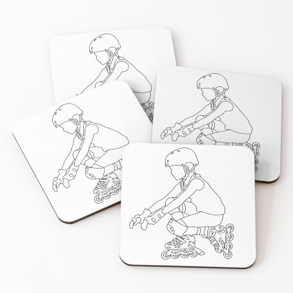 Item preview, Inline skate lineart designed and sold by emilyvannooij.