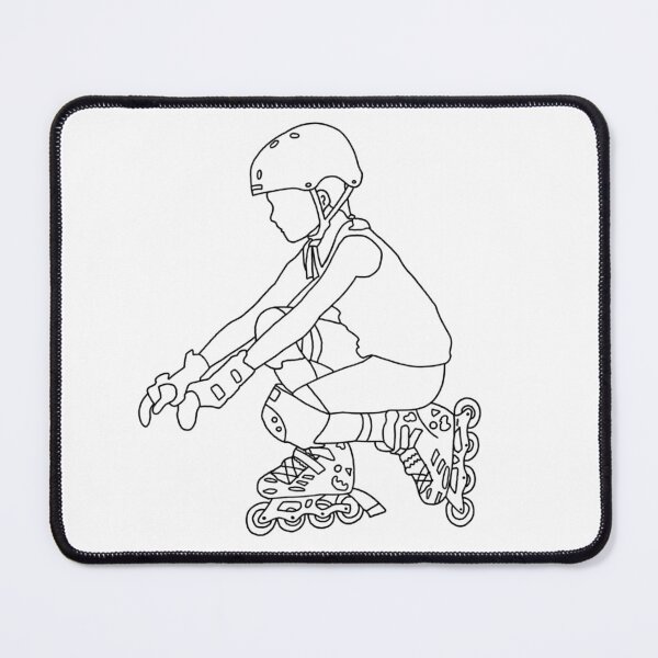 Item preview, Inline skate lineart designed and sold by emilyvannooij.