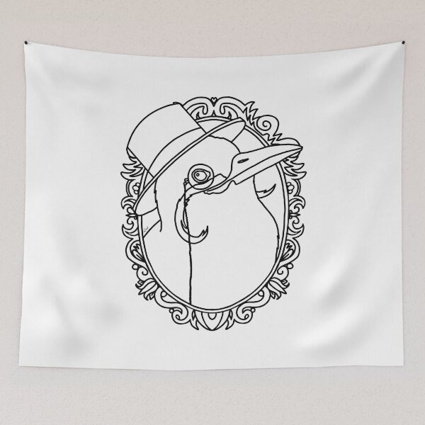 Item preview, Inca Tern Gent Black Lines designed and sold by LauraWolfArtist.