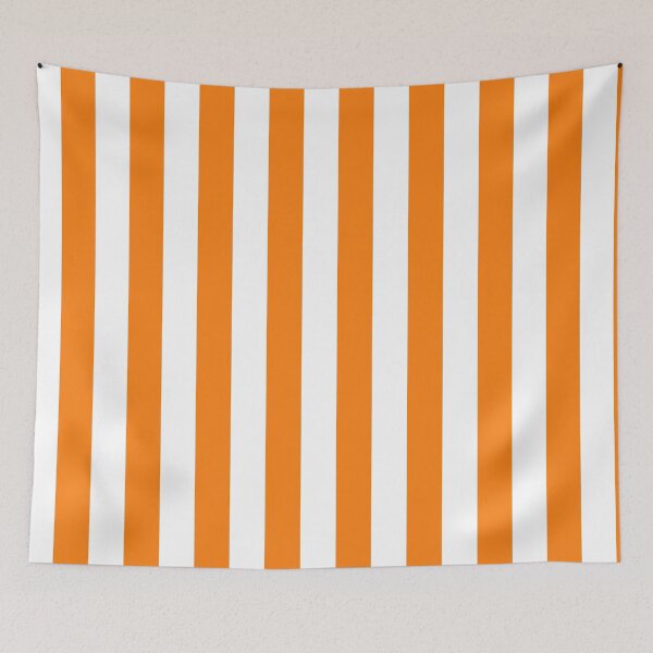 Item preview, Orange vertical stripes for bold graphic statement. - WelshDesigns designed and sold by welshdesigns.